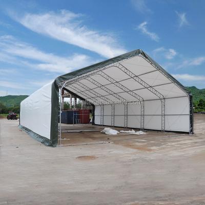 China Car / Farm / Industrial / Shed Building / Warehouse Galvanized PVC Dal-truss Large Span Steel Structure Skeleton Buildings for sale