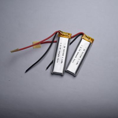 China High quality consumer electronics battery 300mah lithium polymer 37v lipo 521548 rechargeable battery for consumer electronics for sale