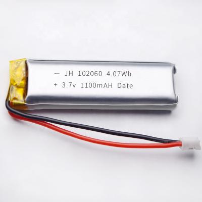 China Rechargeable toys lithium ion batteries 4.07wh 3.7v 1100mah 1200mah 102060 3C battery for power tools for sale