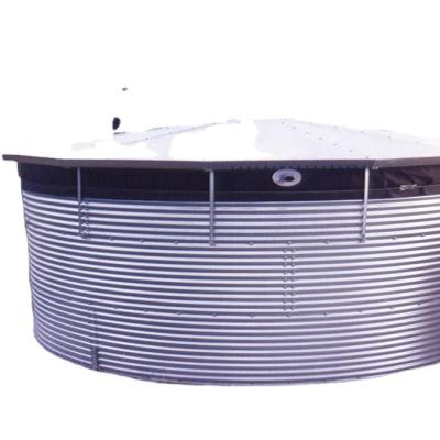 China Steel storage 100m3 200m3 300m3 hot water pressure tank fishing water tank for sale for sale