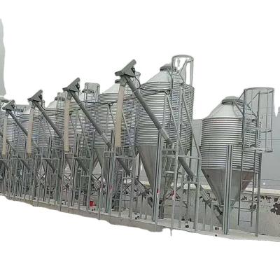 China Hot Sale 2.7 Ton To Grain Storage 33.5 Ton Farm Poultry Breeding Feed Duck Goose Horse Small Feed Silos for sale