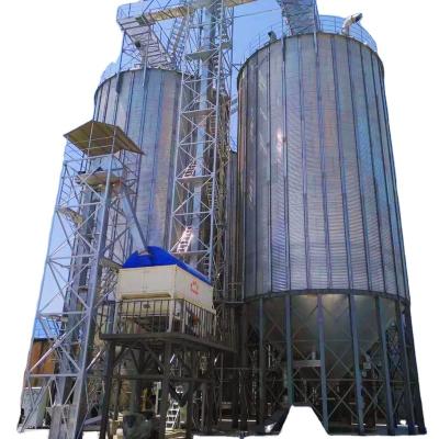 China Grain Storage 500T 1000T 2000T 3000T 5000T 10000 Ton Grain Storage Galvanized Steel Assembly Silos for sale