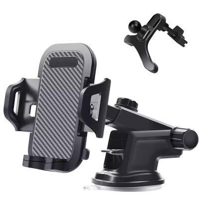 China Hot Sale Universal Adjustable Car Air Vent Phone Holder Cradle Car Dashboard Mount Car Mobile Phone Holder for sale