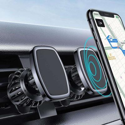 China Customized Adjustable Strong Magnet Cell Car Air Vent Mobile Phone Holder Magnetic 360 Degree Rotation Car Phone Mount Holder for sale