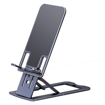 China Home Office Lazy Adjustable Foldable Adjustable Desk Bracket Universal Waist Stand Phone Metal Holder For Tablet for sale