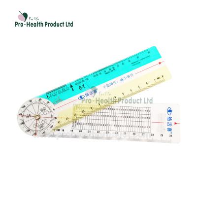 China New Design Plastic Products Medical Plastic Cardiogram Ruler for sale