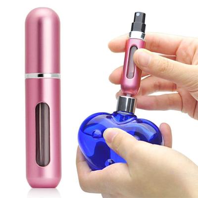 China New Arrival Mini Portable Travel Perfume Bottle 5Ml Pocket Eco-friendly Recyclable Perfume Bottle for sale