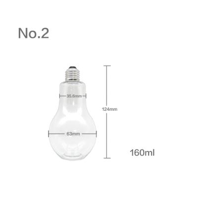 China Cheap Hot Selling Clear Pet Light Bulb Beverage Plastic Bottle , Led Bottle Lights for sale