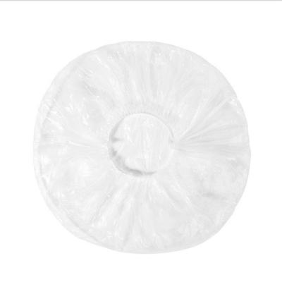 China 100 PCS Household Hotel Household Hair Waterproof Wholesale Viable Cover PE Disposable Shower Cap for sale