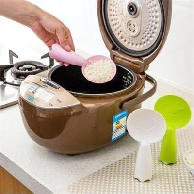 China Sustainable New Kitchen Utensils High Temperature Resistant Nonstick Plastic Rice Spoon for sale