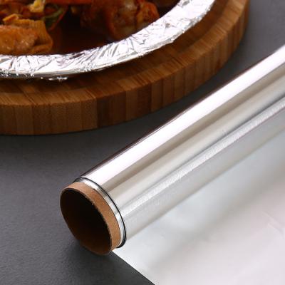 China Freezing Kitchen Refrigerator Wrapping Storage Aluminum Foil Kitchen Oven Barbecue Cooking Aluminum Foil for sale