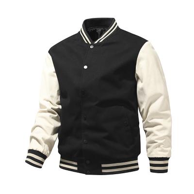 China New Outdoor Sports Spring Waterproof Custom Bomber Men's Jackets and Coat Cotton Varsity Men's Baseball Jacket for sale