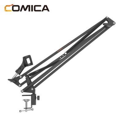 China COMICA CVM-MS02 Durable Desktop Boom Mic Suspension Stand for Most Handheld Microphone or Studio Microphone for sale