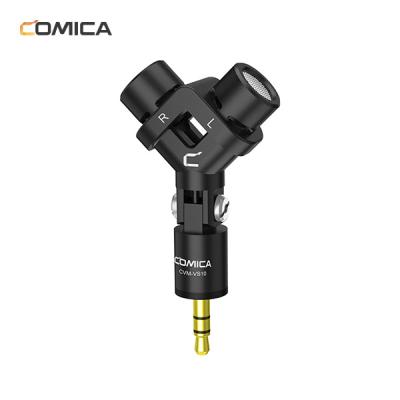 China COMICA CVM-VS10 Mini Flexible Shotgun Microphone Stereo DE X/Y Microphone for Camera for Video Shooting for sale