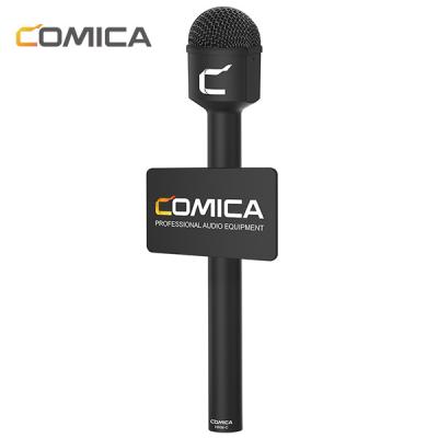 China COMICA HRM-C Microphone Reporter or Handheld Omnidirectional Dynamic Interview Microphone for Handheld Interview and Presentation Application for sale