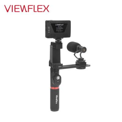 China 10m ViewFlex Smartphone Clamp +Electronic Handle + Connecting Rod +One-touch BT Remote Control + LED Light +Microphone for sale