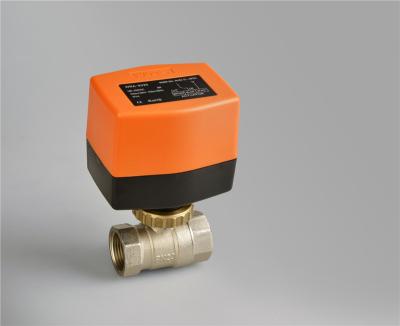 China Mini del latón Hpb-59 vávula de bola eléctrica forjada del agua con./desc. o 3-Piont para la agricultura en venta