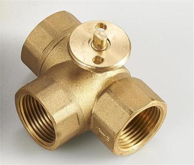 China Hpb59-1 Forged Brass T Type Big Flow Rate 3 Way DN50 Ball Valve for Irrigaion for sale