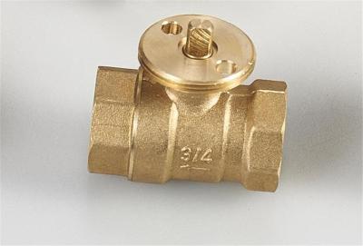 China 3 Point Type DN15 Water 3 Way Motorized Ball Valve BSP Thread , 1/2’’ 3/4’’ 1’’ Port for sale