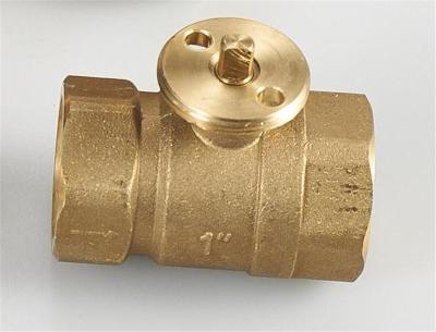 China DC3V DC Motor Driven On/off Type Motorized 1/2'' Water Valve for HVAC System for sale