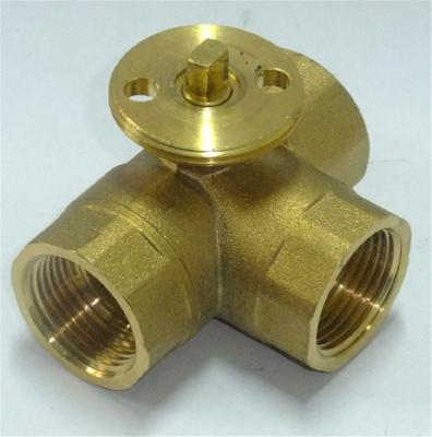 China Brass HPb59-1 PN20 2 On/Off Way Motorized Valve With Actuator for sale