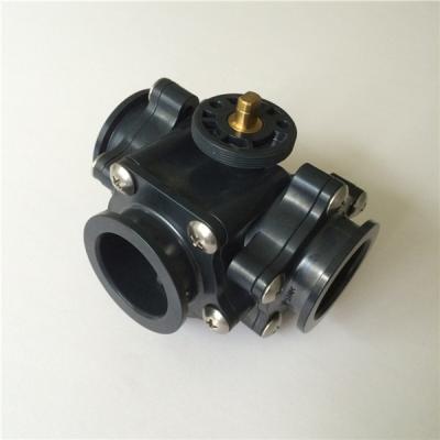 China Standard BSP Thread AC Motor Motorised Ball Valve 3 Way , Compact Structure for sale