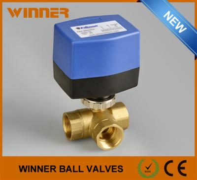 China 2 Way DN15 Electric Operated Valve ON/OFF Control AC230V 50Hz for sale