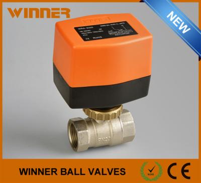 China Solar Energy Motorised Electric Operated Ball Valve CE / ROHS Approval for sale