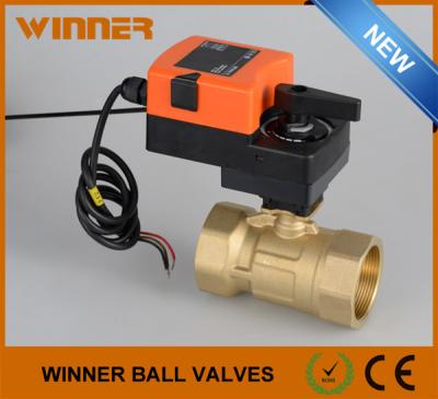 China Standard BSP Threaded Reducing Port Electric Operated Valve Electric Actuator Valve for sale