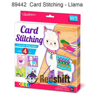 China Paper Card Llama Quilting Art and Craft Do It Yourself Toy Sewing Paper Card for sale