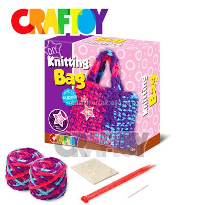 China Do it yourself knitting knitting toy bag knitting kit for child 89064C for sale