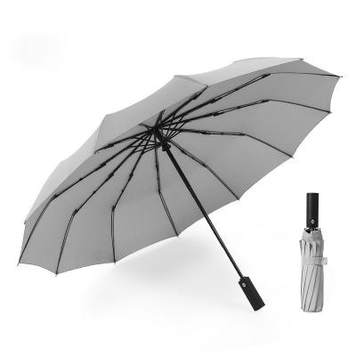 China Wholesale Modern Portable Windproof Minimalist Three Fold Automatic Travel Umbrella for sale