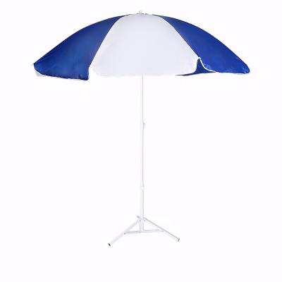 China Traditional Outdoor Sunshade Beach Umbrella With Stand For Seaside Vacation And Advertisement Promotion for sale