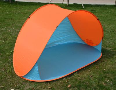 China Aldi Sound Cheap Inflatable Beach Tent 1-2 Person Beautiful Fiberglass Dome Sun Shelter Folding Beach Tent for sale