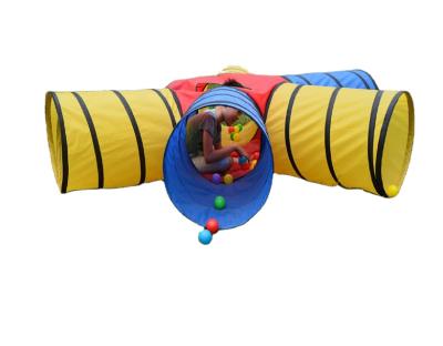 China Hot Selling Sustainable Pop Up Tunnel 6Way Kids Tunnel Game Amusement Pet Toy for sale