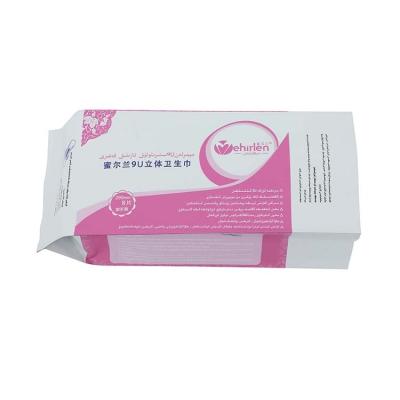 China Moisture Proof Customize Design Matte Printing Aluminum Foil Back Seal Bag For Sanitary Napkin Packaging for sale