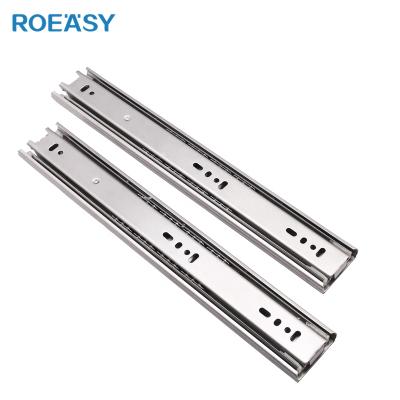 China Installation ROEASY BS-4510ASS 45MM 1.0*1.0*1.2MM Stainless Steel Ball Bearing Easy Closing Drawer Slide Telescopic Handle for sale