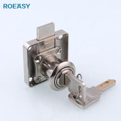 China Modern ROEASY 138-32 Furniture Lock Drawer Lock Zinc Alloy Cupboard Lock With 3MM Latch 32MM Cylinder for sale