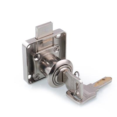 China ROEASY 138N-22 Modern Zinc Alloy Furniture Lock Cupboard Lock With 6MM Latch 22MM Cylinder for sale