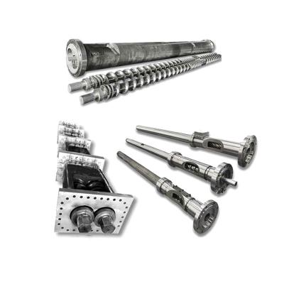 China Building Material Stores OEM Extruder Screw Barrel For Plastic Recycling Granules Pellets Machine for sale