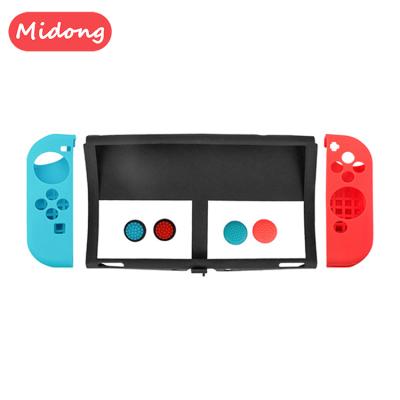 China Protective Soft Case Cover 7 1 Controllers Wireless Anti-Slip Cover Case Kit Silica Gel Protective Cover Set Housing Silicone Anti-drop and Waterproof for Nintendo Switch Oled for sale