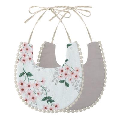 China Wholesale Washable Cotton Baby Bibs for Drooling and Teething for sale