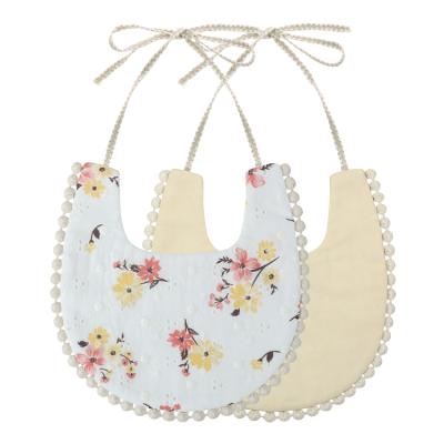 China Low Price BPA Free Organic Cotton Baby Bibs China Guangzhou Newborn Baby Bibs With Embroidery Bibs for sale