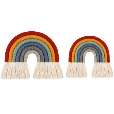 China New Arrival 24Cm*20Cm*2Cm Minimalist High Quality Wall Hanging Rainbow Mobile Decoration For Baby Room for sale