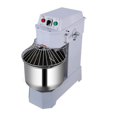 China Double-speed Flour Mixer Stainless Steel Dough Kneading Machine Bread Dough Mixer Vertical Economical Restaurant Equipment for sale