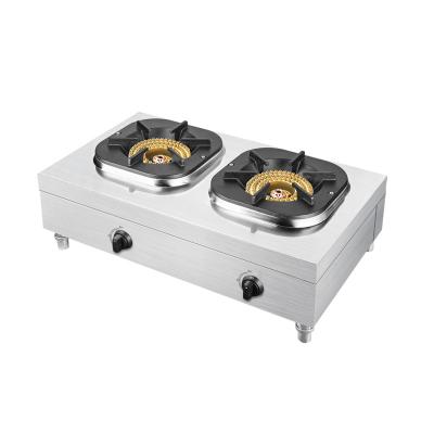 China Hotel hotel other hotel and restaurant supplies wholesale double burner gas cooker commercial desktop gas stove for sale