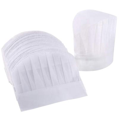 China Economic Disposable Chef Hat Cooking Hat Boat Hats Kitchen Supplies For Home Restaurants Pound+20pcs/bag Economical Nonwoven for sale