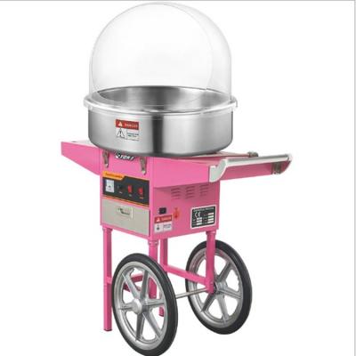 China Electric Trolley Commercial Candy Floss Device Equipment Candy Floss Machine Cotton Candy Supplier for sale