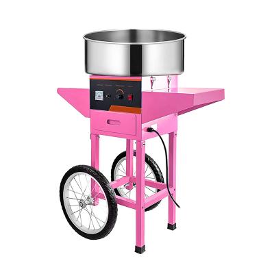 China Commercial Floss Machine Candy Floss Machine Automatic Cotton Floss Device Cotton Candy Cart Vending Machine for sale