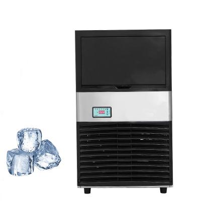 China 100kg Economical Ice Cube Machine Table Top Home Cube Ice Maker For Commercial Supply Equipment for sale